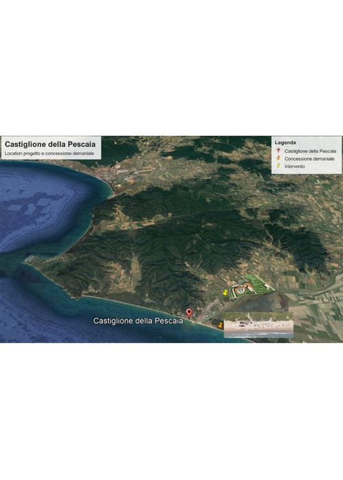 Progetto per area turistico ricettiva e residenziale sul mare.